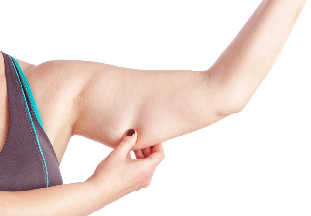 cellulite sulle braccia